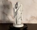 Archangel Raphael Statue –  3.7 “ Desk Size – Christian Sculpture – Religious Decor – Desktop Series
