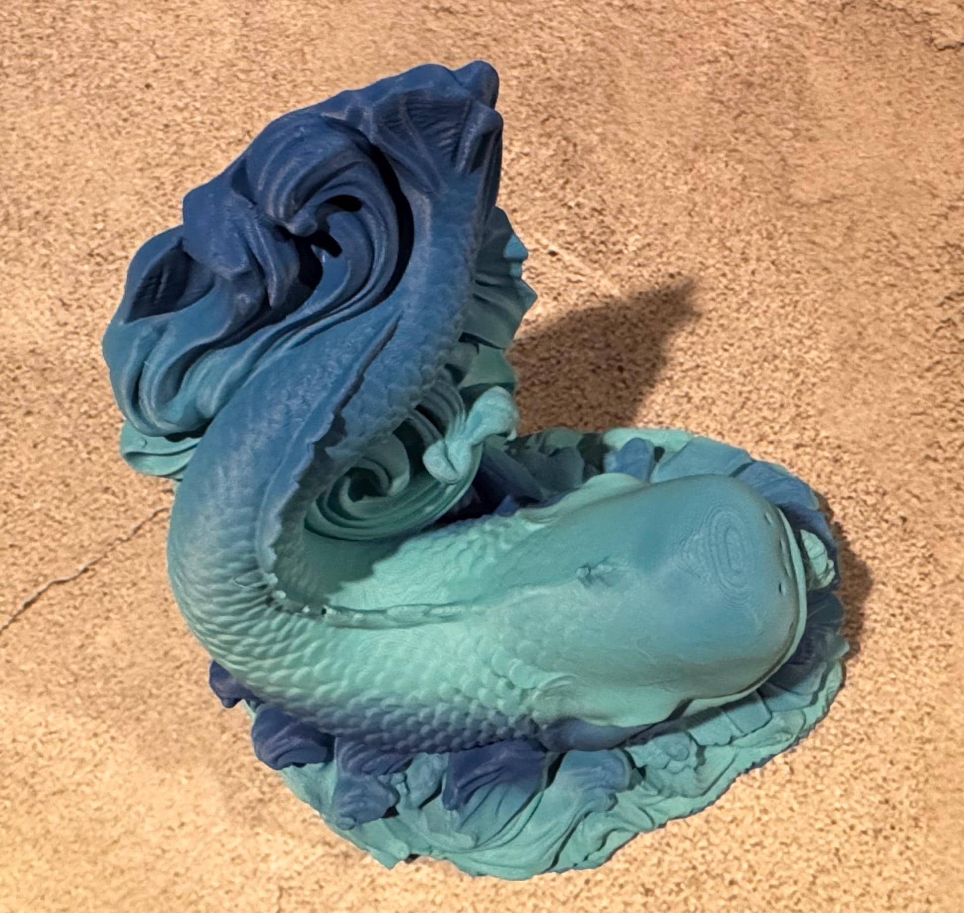 Jonah and the Whale – Christian Statue | Biblical Home Decor | Faith-Based Gift | 3D Printed Religious Sculpture