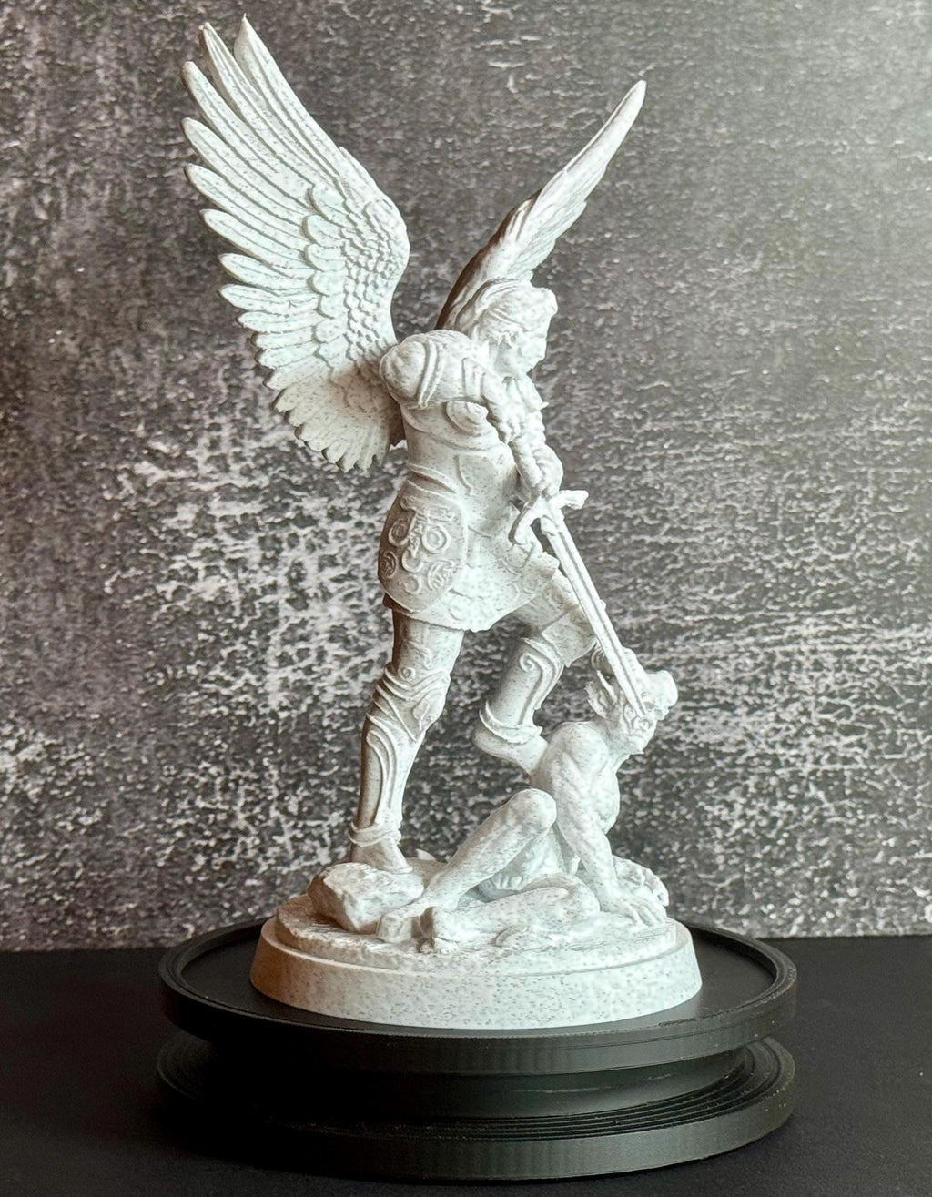 Archangel Michael Statue – 7.7  Inch Religious Sculpture – Christian Home Decor – Large Angel Figurine