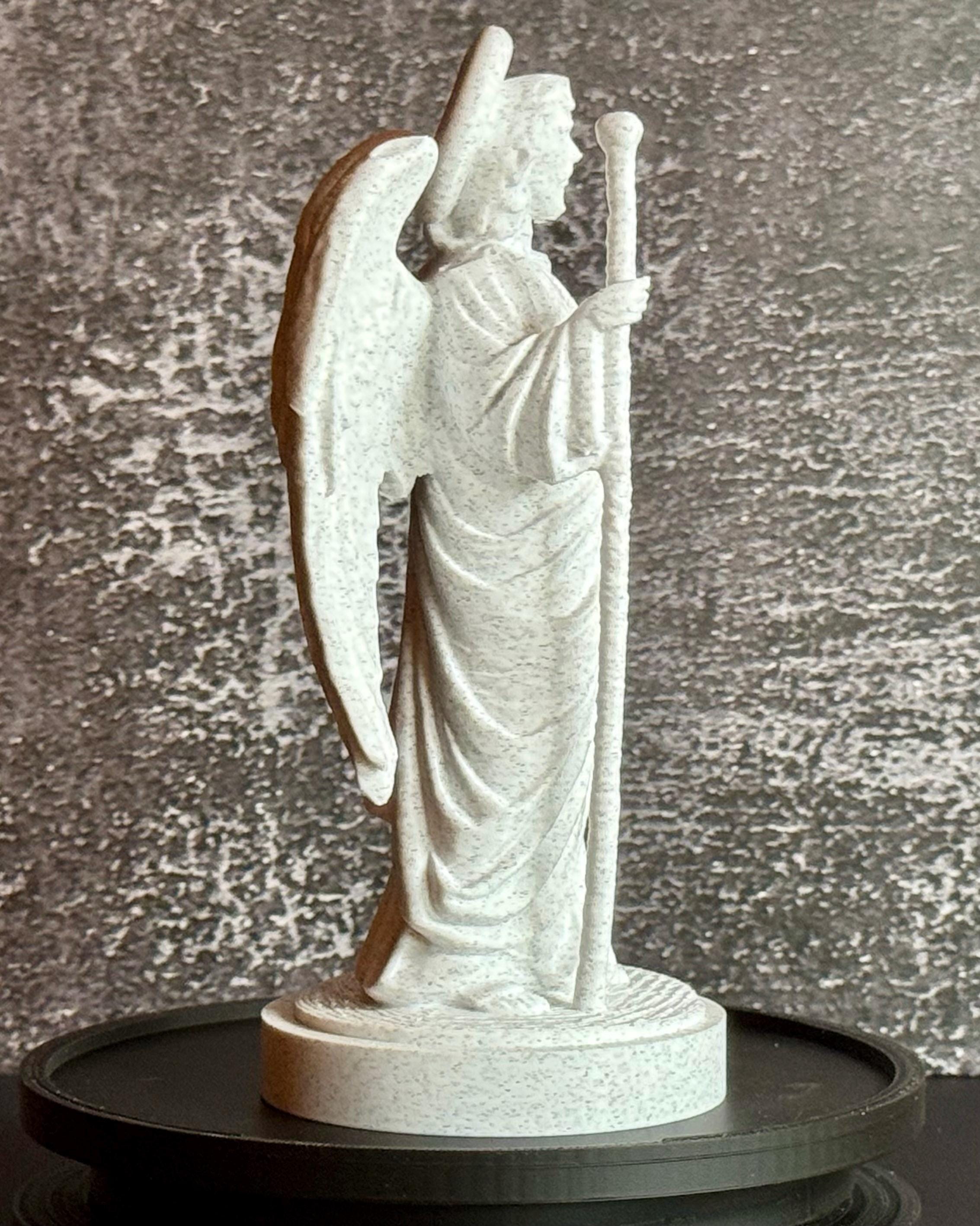 Archangel Raphael Statue – Christian Religious Figurine – Faith Home Decor
