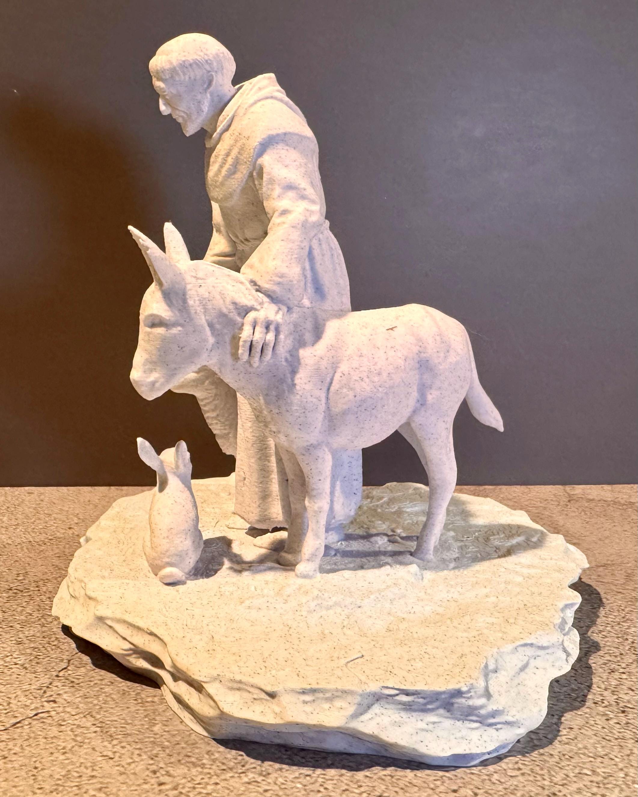 St. Francis Statue with Animals | Patron Saint of Animals | Pet Memorial Catholic Decor
