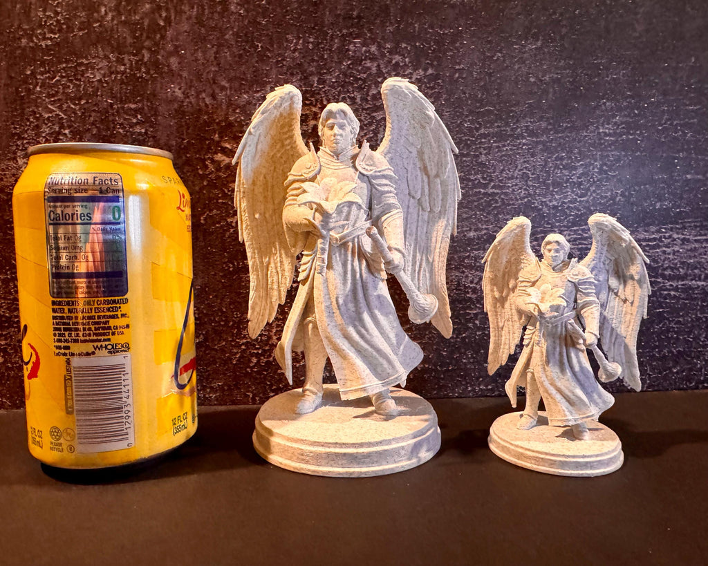 Archangel Gabriel Statue –  3.7 “ Desk Size – Christian Sculpture – Religious Decor – Desktop Series
