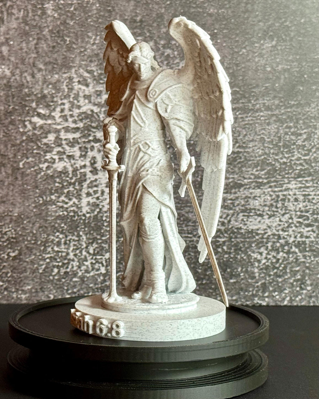 Archangel Statue – Isaiah 6:8 – “Here I Am Send Me” – Christian Religious Figurine – Faith Decor