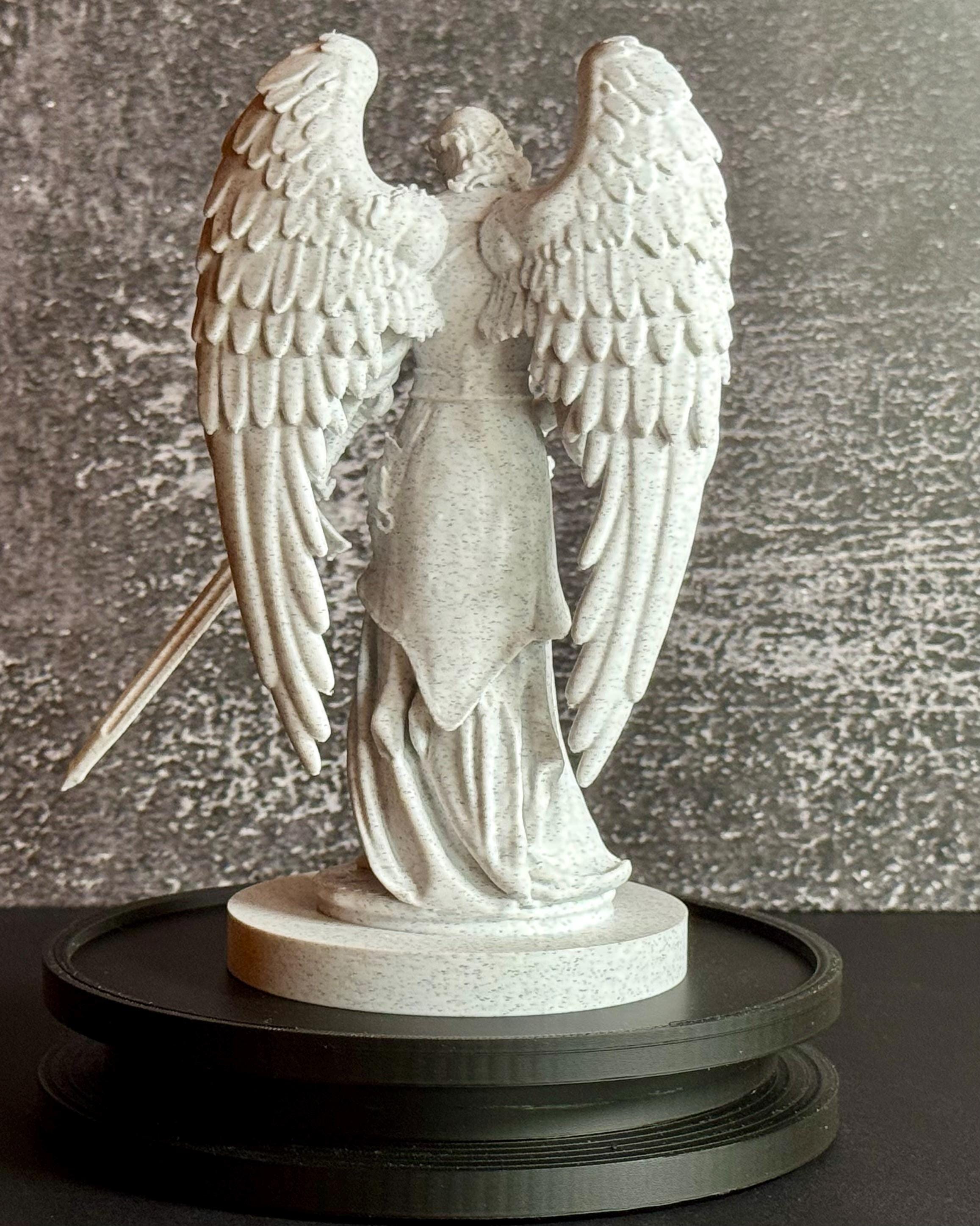 Archangel Statue – Isaiah 6:8 – “Here I Am Send Me” – Christian Religious Figurine – Faith Decor