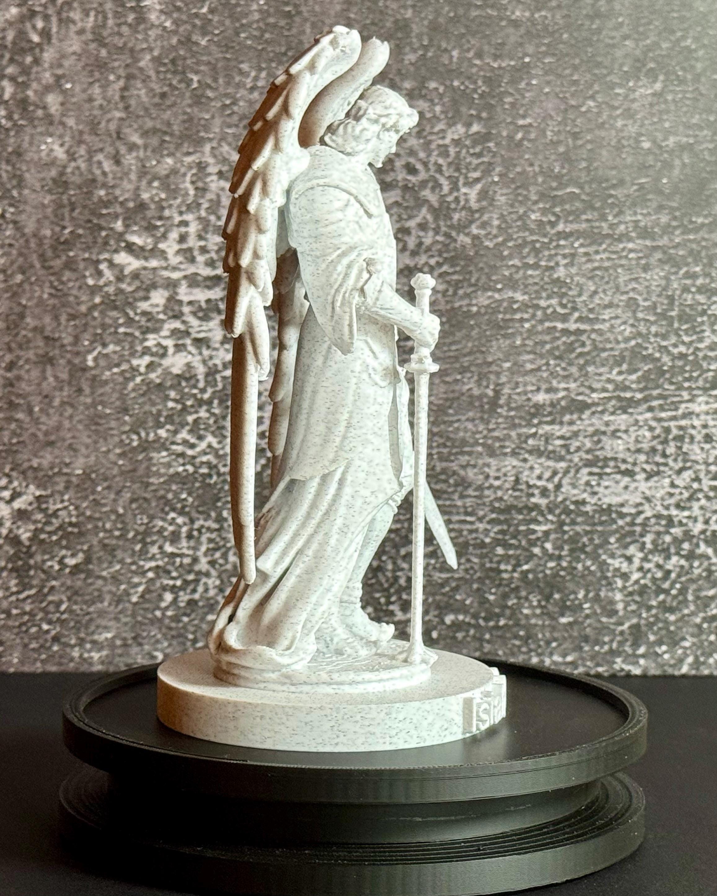 Archangel Statue – Isaiah 6:8 – “Here I Am Send Me” – Christian Religious Figurine – Faith Decor