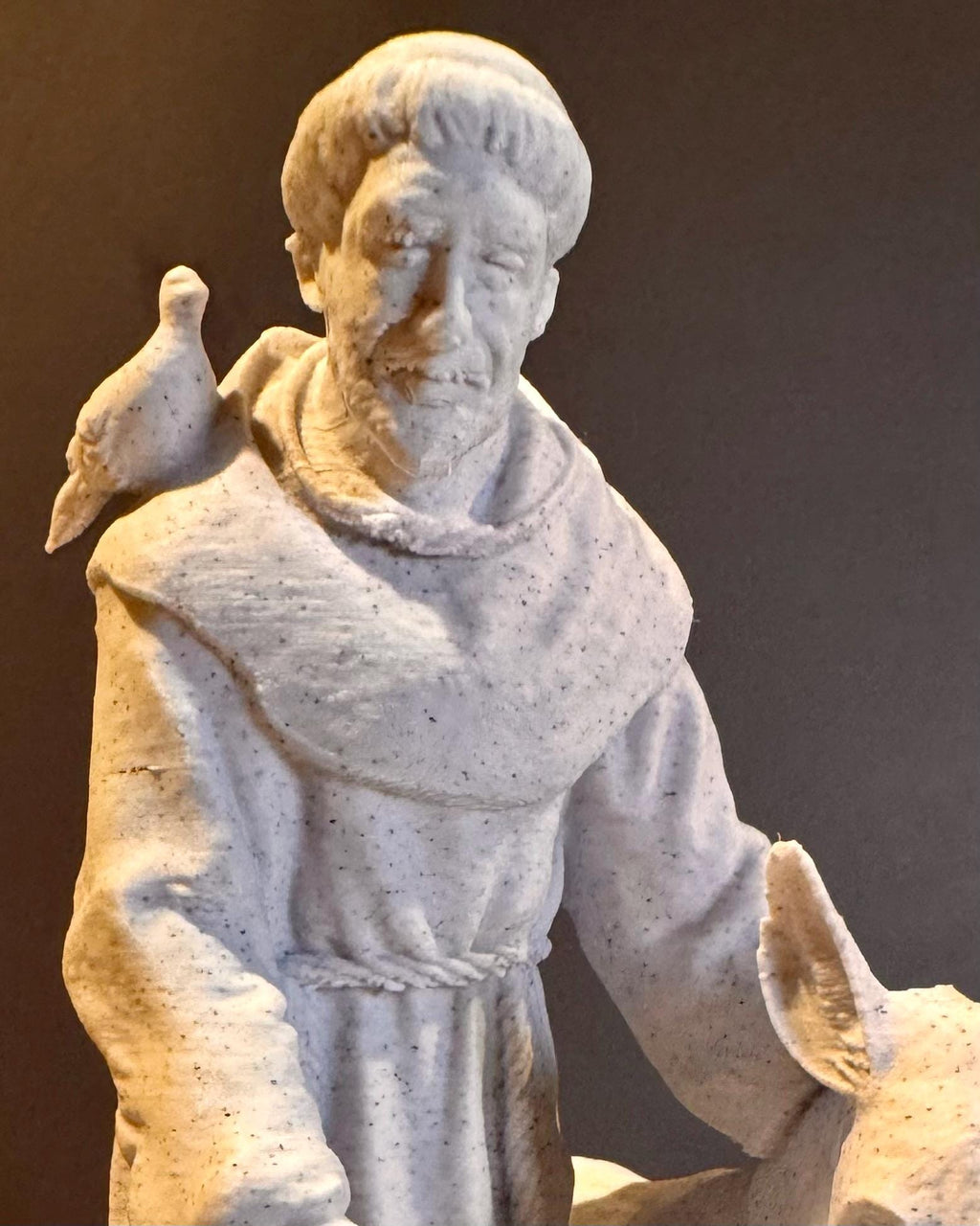 St. Francis Statue with Animals | Patron Saint of Animals | Pet Memorial Catholic Decor