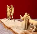 Balaam and Angel Statue – Numbers 22 Biblical Scene, 3D Printed Religious Art