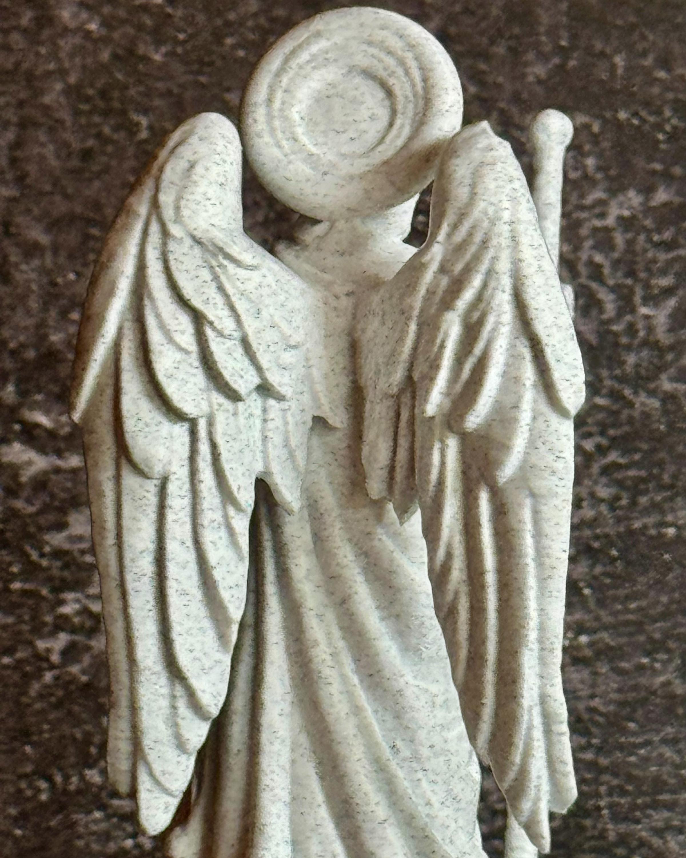 Archangel Raphael Statue – Christian Religious Figurine – Faith Home Decor