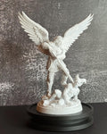 Archangel Michael Statue – 7.7  Inch Religious Sculpture – Christian Home Decor – Large Angel Figurine